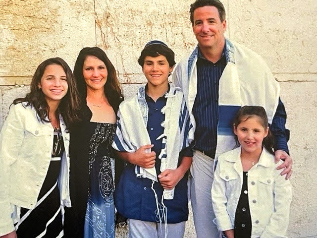 Devin Schain with wife and three kids