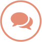 speech bubbles icon representing value koach