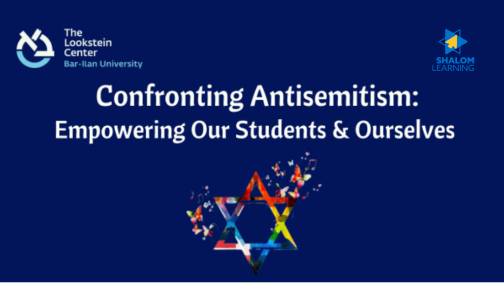 Confronting Antisemitisim Webinar Title Slide